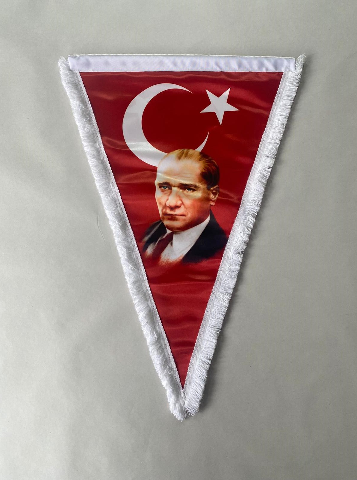 MUSTAFA KEMAL ATATÜRK Üçgen Bayrak - Bayrak - Görsel 1